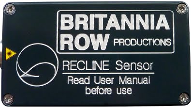 BRITANNIA ROW PRODUCTIONS DESIGN WORK for RECLINE Inclinometer Sensor