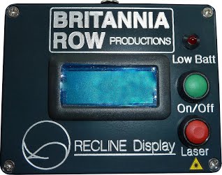 BRITANNIA ROW PRODUCTIONS DESIGN WORK on RECLINE Inclinometer Display